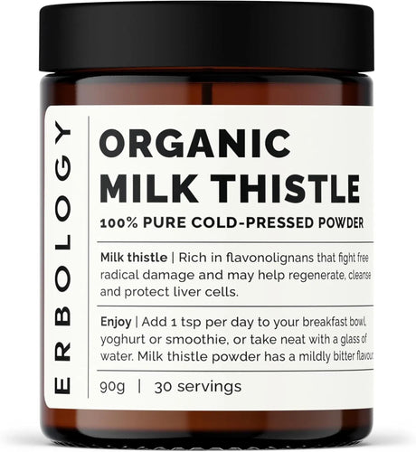 ERBOLOGY - Erbology Organic Milk Thistle Powder 30 Servicios 90Gr. - The Red Vitamin MX - Suplementos Alimenticios - {{ shop.shopifyCountryName }}