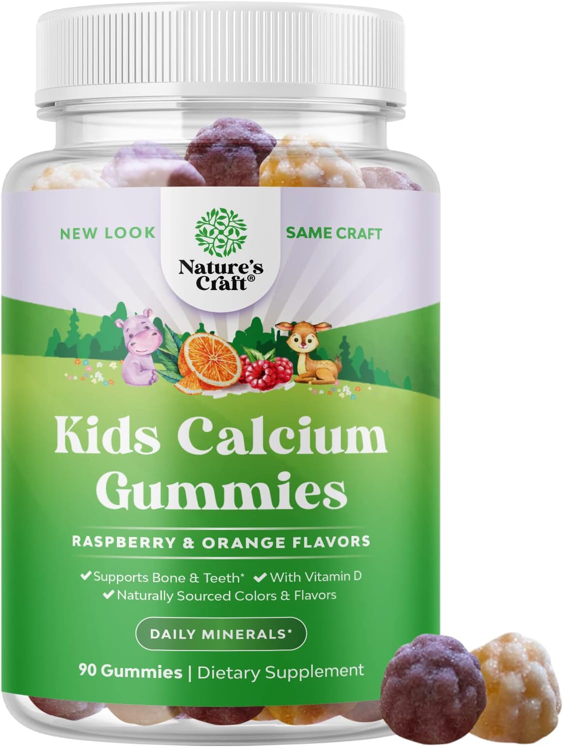 Natures Craft Delicious Kids Calcium Gummies 90 Gomitas