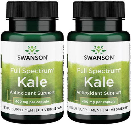 SWANSON - Swanson Full Spectrum Kale 400Mg. 60 Capsulas 2 Pack - The Red Vitamin MX - Suplementos Alimenticios - {{ shop.shopifyCountryName }}