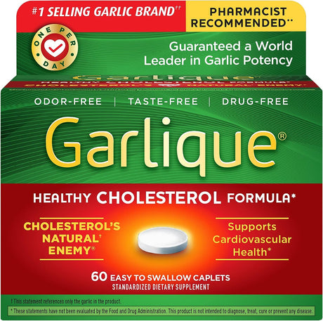 Garlique Garlic Extract Healthy Cholesterol Formula 60 Tabletas