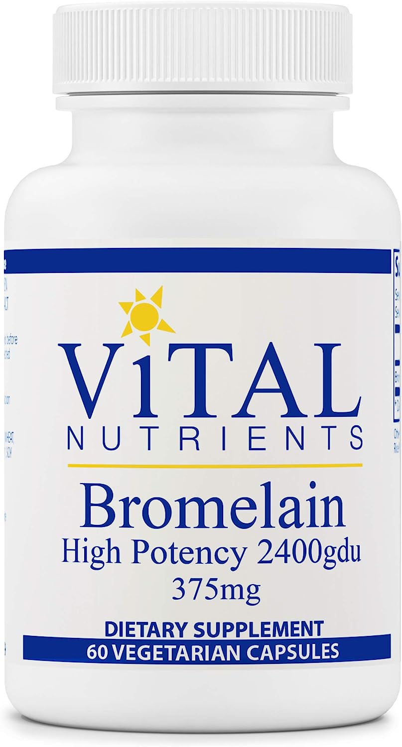 Vital Nutrients Bromelain 375Mg. 60 Capsulas