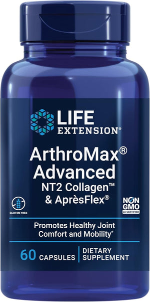 Life Extension ArthroMax Advanced NT2 Collagen & AprèsFlex 60 Capsulas