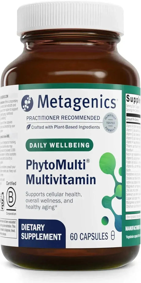 METAGENICS - Metagenics PhytoMulti Multivitamin 60 Capsulas - The Red Vitamin MX - Suplementos Alimenticios - {{ shop.shopifyCountryName }}