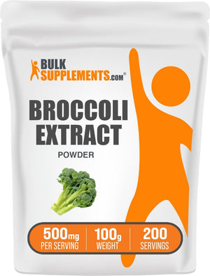 Bulk Supplements Broccoli Extract Powder Sulforaphane 100Gr.