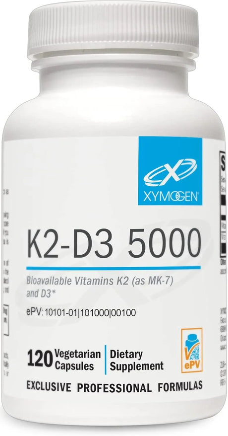 XYMOGEN - XYMOGEN K2-D3 5000 120 Capsulas - The Red Vitamin MX - Suplementos Alimenticios - {{ shop.shopifyCountryName }}