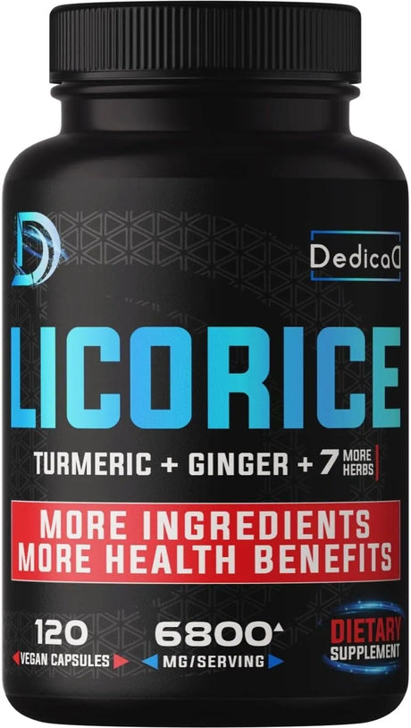 DEDICAD - DEDICAD Licorice Root 120 Capsulas - The Red Vitamin MX - Suplementos Alimenticios - {{ shop.shopifyCountryName }}