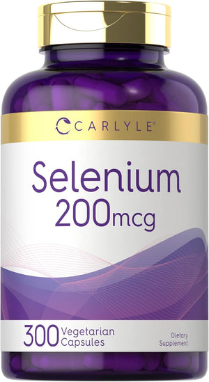 Carlyle Yeast Free Selenium 200mcg 300 Capsulas