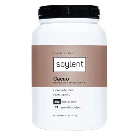SOYLENT - Soylent Complete Nutrition Meal Replacement Protein Powder Cacao 1.08 Kg. - The Red Vitamin MX - Suplementos Alimenticios - {{ shop.shopifyCountryName }}