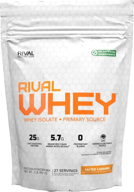 RIVAL NUTRITION - Rival Nutrition Naturally Flavored Rival Whey Salted Caramel 907Gr. - The Red Vitamin MX - Suplementos Alimenticios - {{ shop.shopifyCountryName }}