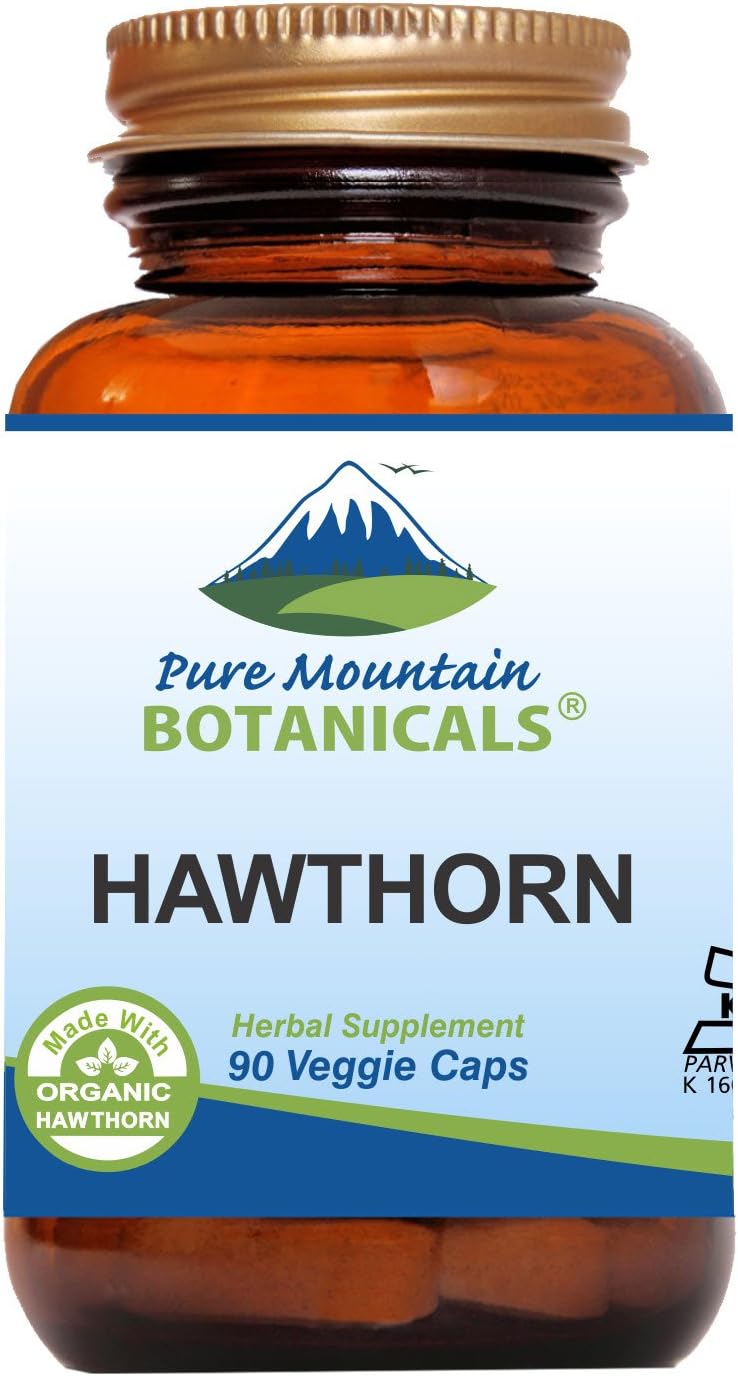 Pure Mountain Botanicals Hawthorn Berry 1000Mg. 90 Capsulas
