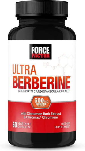FORCE FACTOR - Force Factor Ultra Berberine 500Mg. 60 Capsulas - The Red Vitamin MX - Suplementos Alimenticios - {{ shop.shopifyCountryName }}
