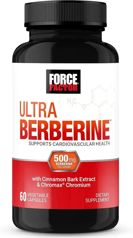 FORCE FACTOR - Force Factor Ultra Berberine 500Mg. 60 Capsulas - The Red Vitamin MX - Suplementos Alimenticios - {{ shop.shopifyCountryName }}