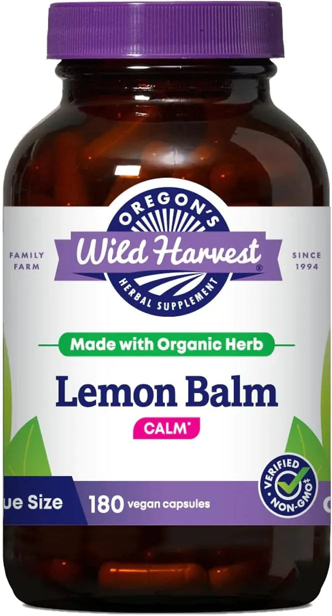 OREGON'S WILD HARVEST - Oregon's Wild Harvest Certified Organic Lemon Balm 180 Capsulas - The Red Vitamin MX - Suplementos Alimenticios - {{ shop.shopifyCountryName }}