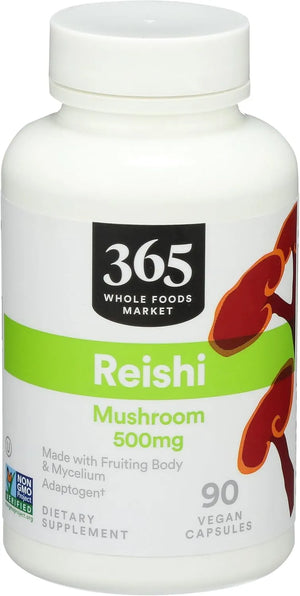 365 - 365 by Whole Foods Market Reishi 90 Capsulas - The Red Vitamin MX - Suplementos Alimenticios - {{ shop.shopifyCountryName }}