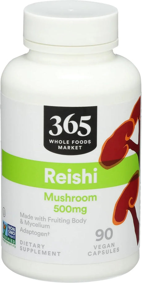 365 - 365 by Whole Foods Market Reishi 90 Capsulas - The Red Vitamin MX - Suplementos Alimenticios - {{ shop.shopifyCountryName }}