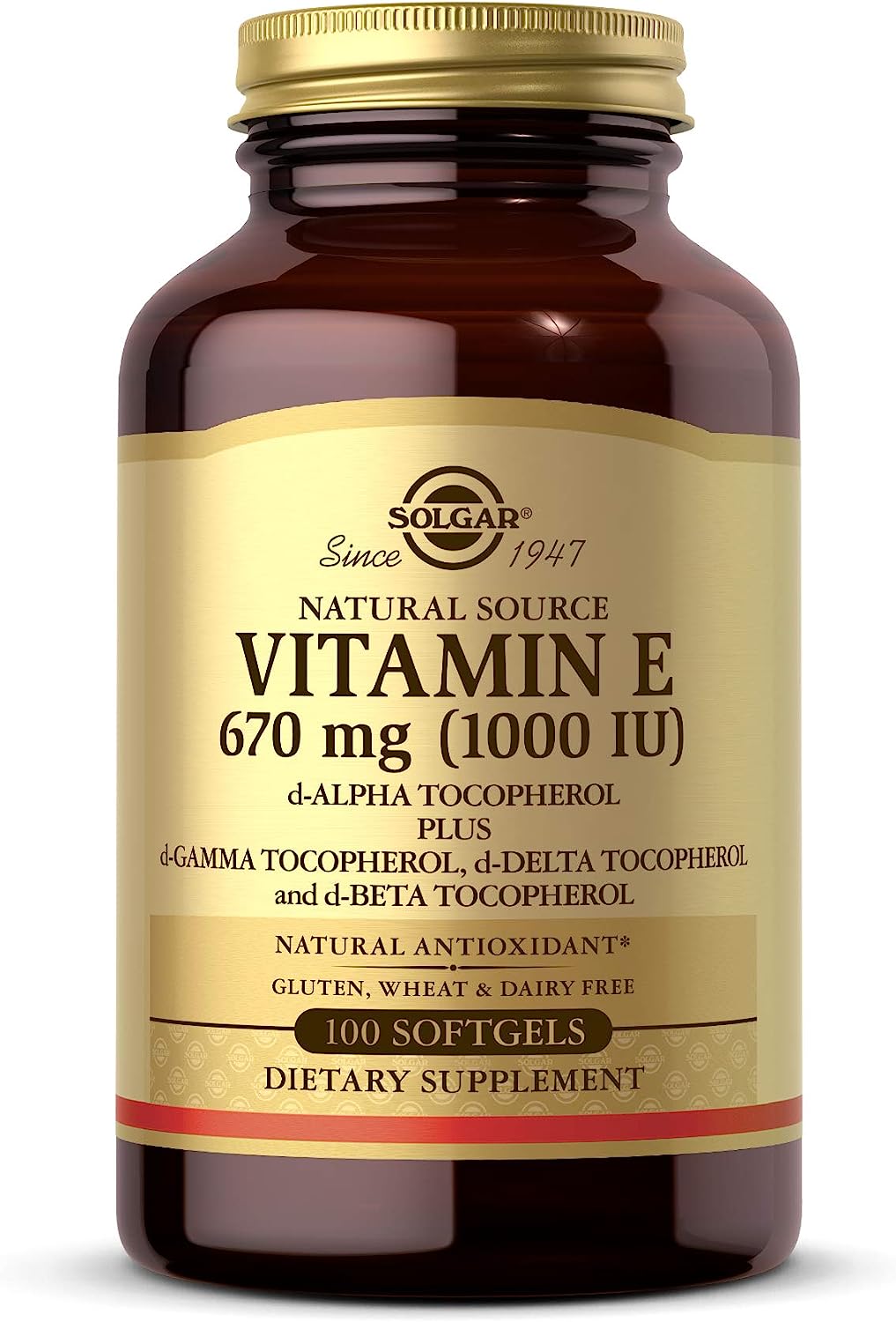 Solgar Vitamin E 670Mg. 100 Capsulas Blandas