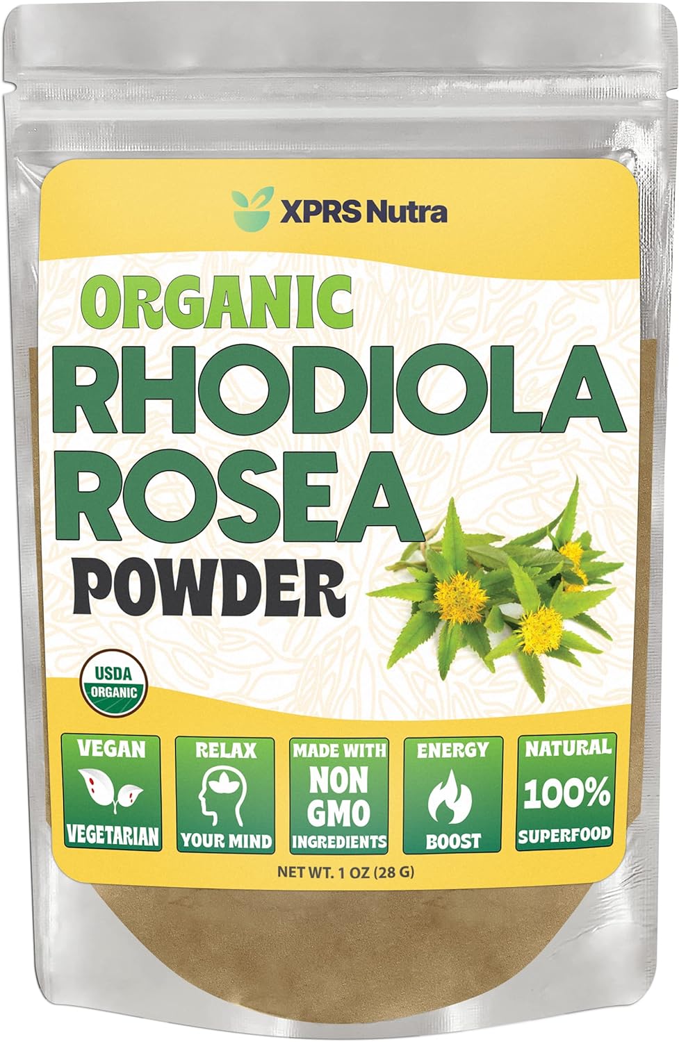 XPRS Nutra Organic Rhodiola Rosea Powder 1 Oz.