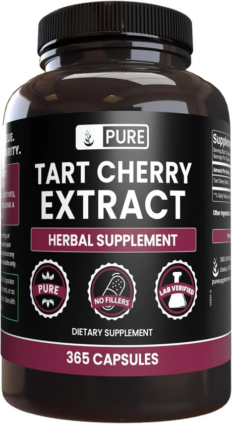 PURE ORIGINAL INGREDIENTS - Pure Original Ingredients Tart Cherry Extract 365 Capsulas - The Red Vitamin MX - Suplementos Alimenticios - {{ shop.shopifyCountryName }}
