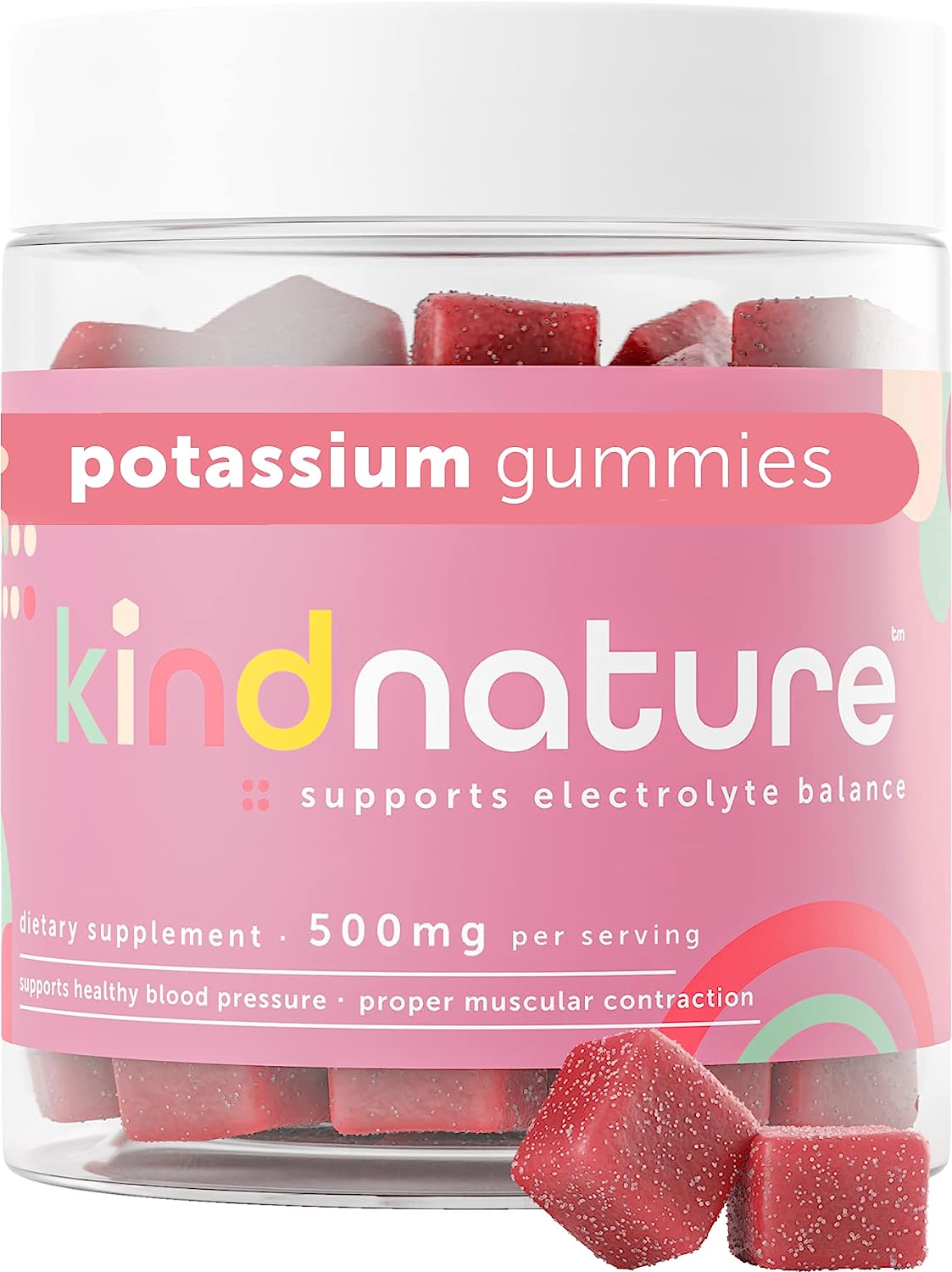Kind Nature High Potassium Supplement 500Mg. 60 Gomitas