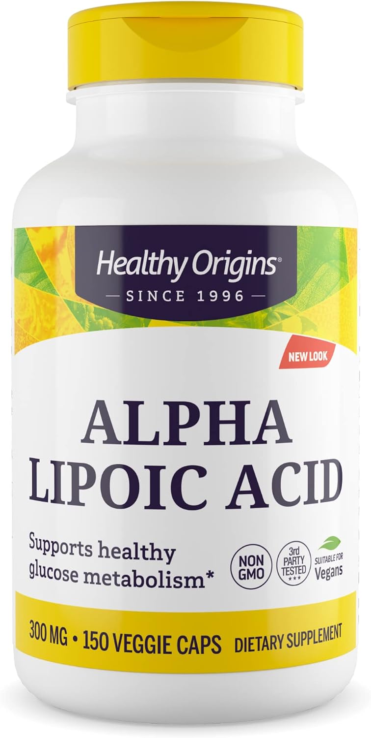 Healthy Origins Alpha Lipoic Acid 300Mg. 150 Capsulas