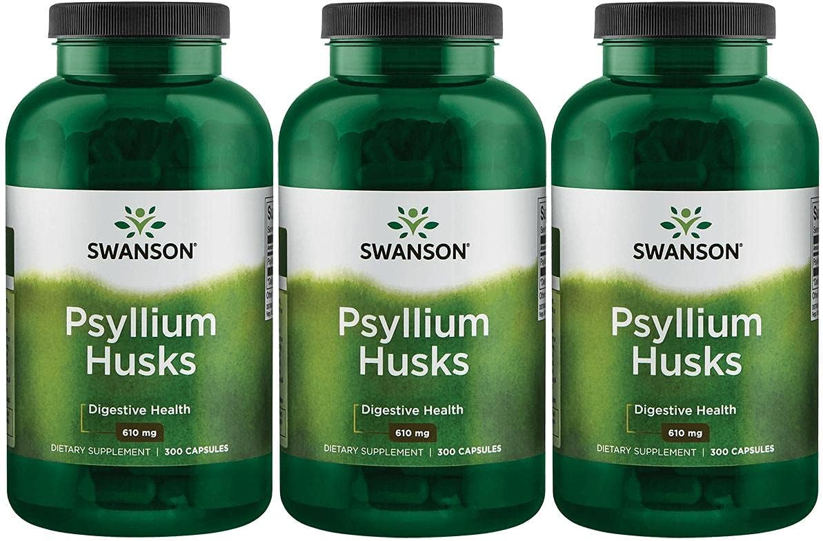 Swanson Psyllium Husk 610Mg. 900 Capsulas