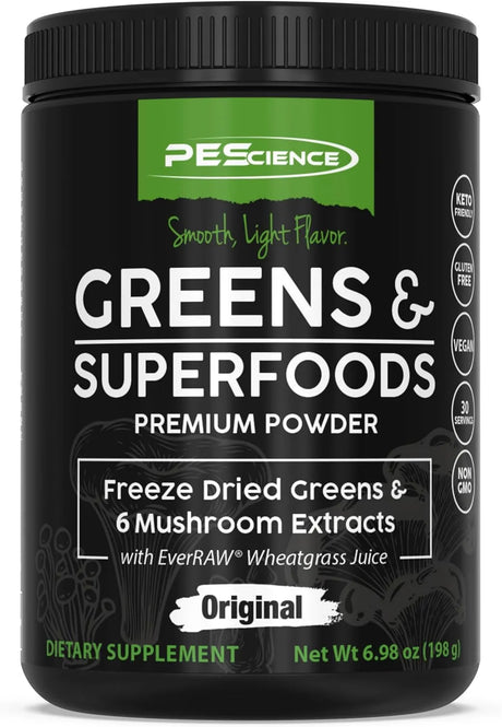 PESCIENCE - PEScience Greens & Superfoods Powder 30 Servicios 198Gr. - The Red Vitamin MX - Suplementos Alimenticios - {{ shop.shopifyCountryName }}