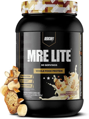 REDCON1 - REDCON1 MRE Lite Whole Food Protein Powder Banana Nut Bread 30 Servicios - The Red Vitamin MX - Suplementos Alimenticios - {{ shop.shopifyCountryName }}