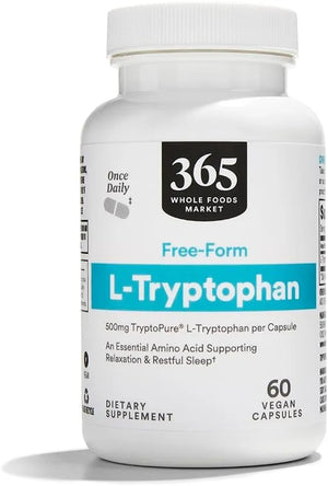 365 - 365 by Whole Foods Market L-Tryptophan 60 Capsulas - The Red Vitamin MX - Suplementos Alimenticios - {{ shop.shopifyCountryName }}