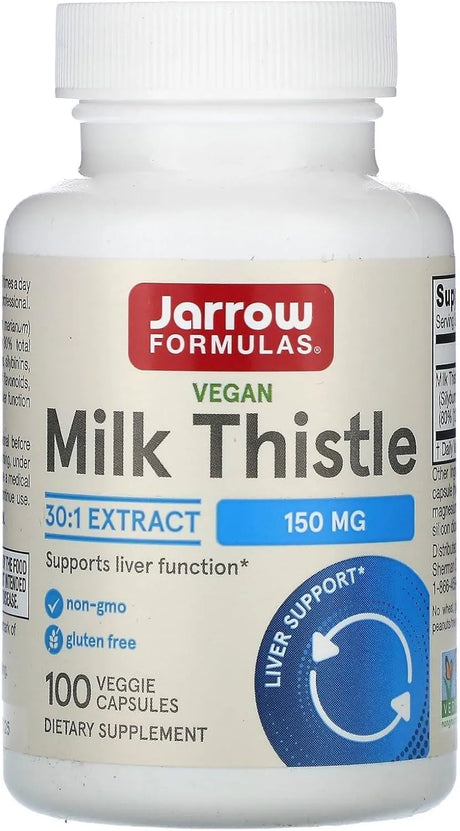 JARROW FORMULAS - Jarrow Formulas Milk Thistle 150Mg. 100 Capsulas - The Red Vitamin MX - Suplementos Alimenticios - {{ shop.shopifyCountryName }}