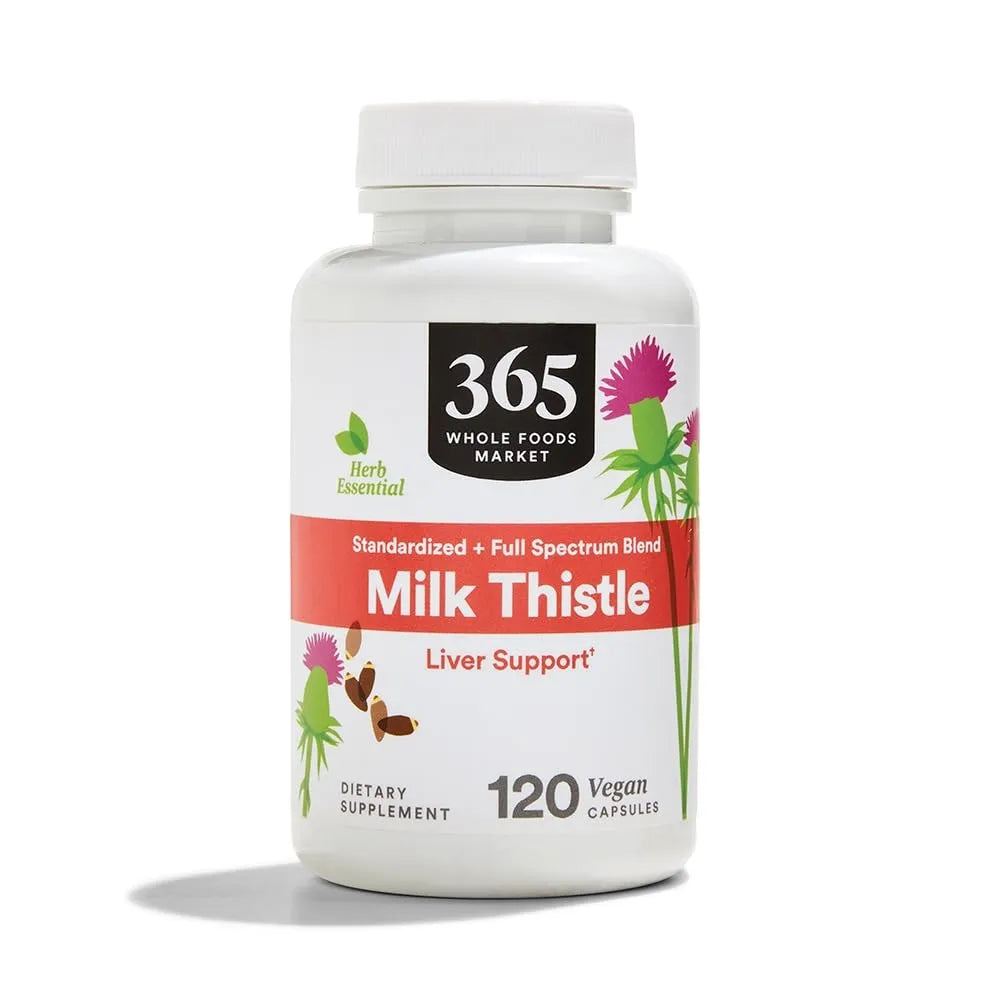 365 - 365 By Whole Foods Market Milk Thistle 120 Capsulas - The Red Vitamin MX - Suplementos Alimenticios - {{ shop.shopifyCountryName }}