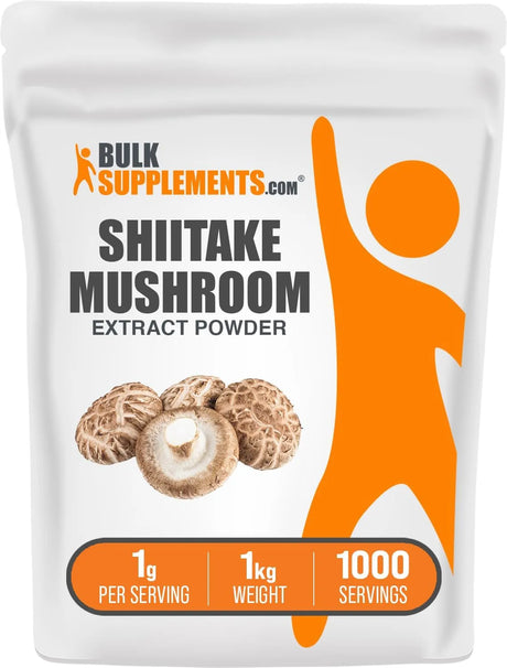 BULK SUPPLEMENTS - Bulk Supplements Shiitake Mushroom Extract Powder 1 Kg. - The Red Vitamin MX - Suplementos Alimenticios - {{ shop.shopifyCountryName }}