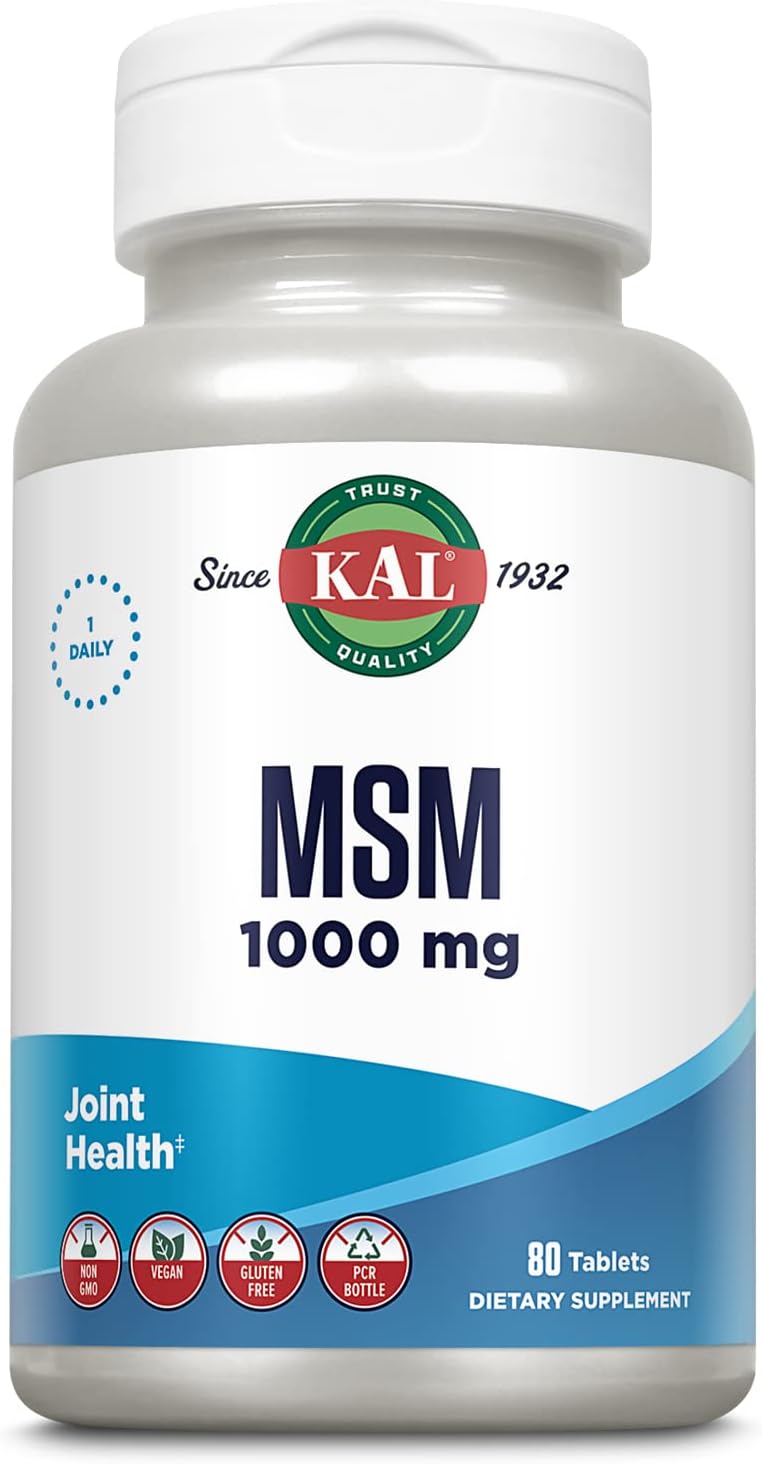 KAL MSM 1000Mg. 80 Tabletas
