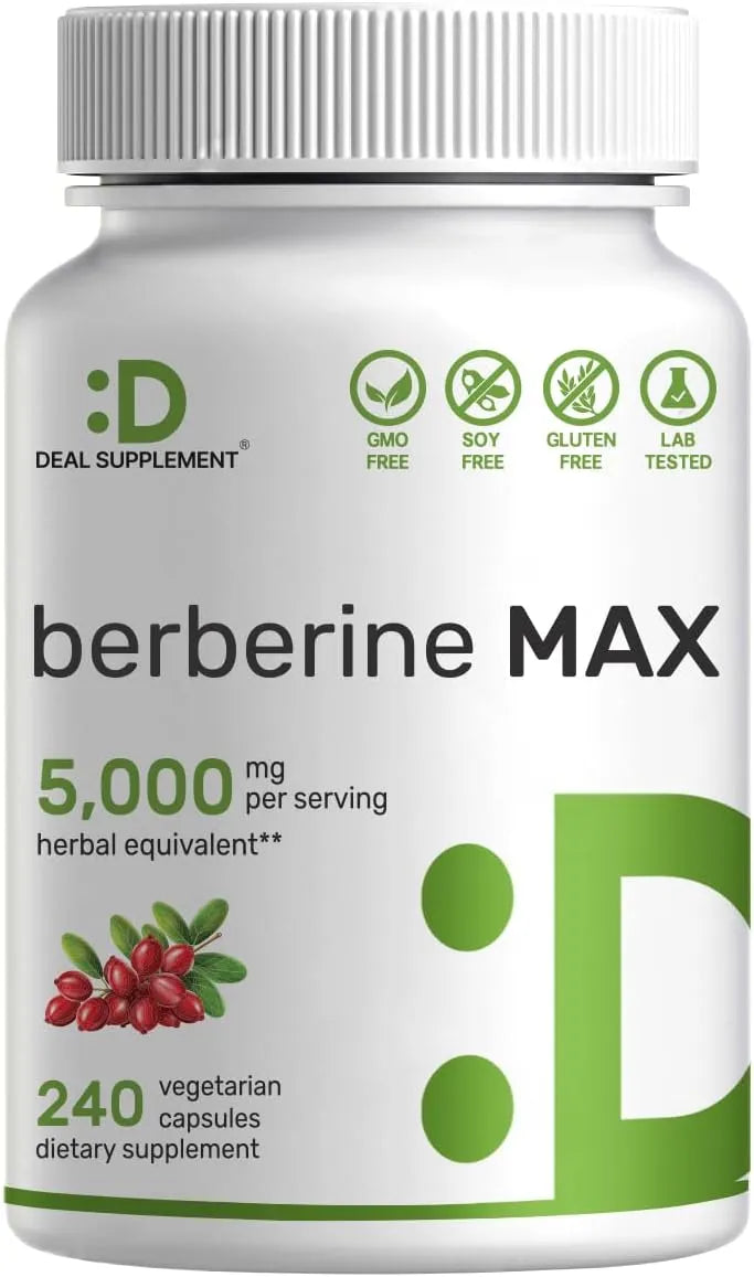 DEAL SUPPLEMENT - Deal Supplement Berberine Max 5,000Mg. 240 Capsulas - The Red Vitamin MX - Suplementos Alimenticios - {{ shop.shopifyCountryName }}