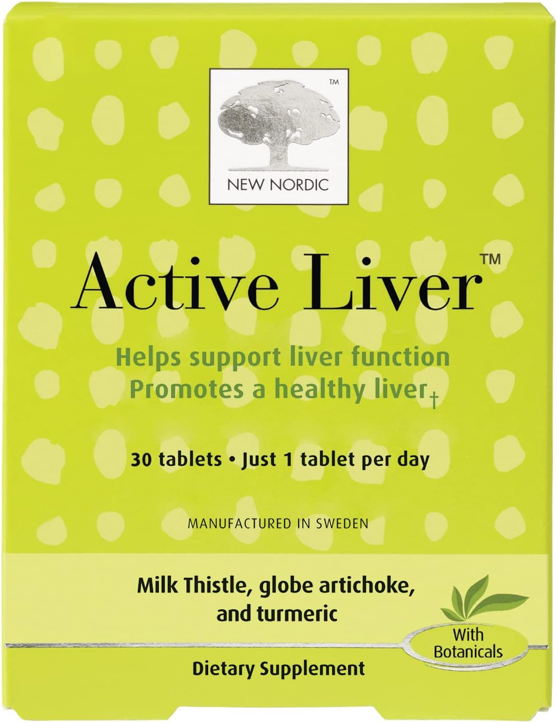 NEW NORDIC Active Liver 30 Tabletas