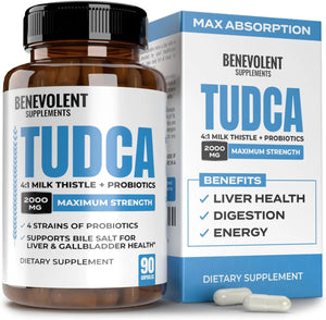 BENEVOLENT NOURISHMENT - Benevolent Nourishment TUDCA 2000Mg. 90 Capsulas - The Red Vitamin MX - Suplementos Alimenticios - {{ shop.shopifyCountryName }}