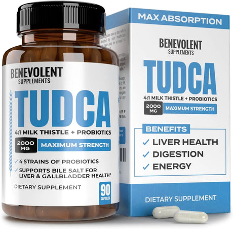 BENEVOLENT NOURISHMENT - Benevolent Nourishment TUDCA 2000Mg. 90 Capsulas - The Red Vitamin MX - Suplementos Alimenticios - {{ shop.shopifyCountryName }}
