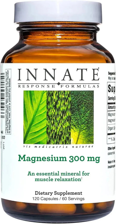 INNATE - INNATE Response Formulas Magnesium 300Mg. 120 Capsulas - The Red Vitamin MX - Suplementos Alimenticios - {{ shop.shopifyCountryName }}