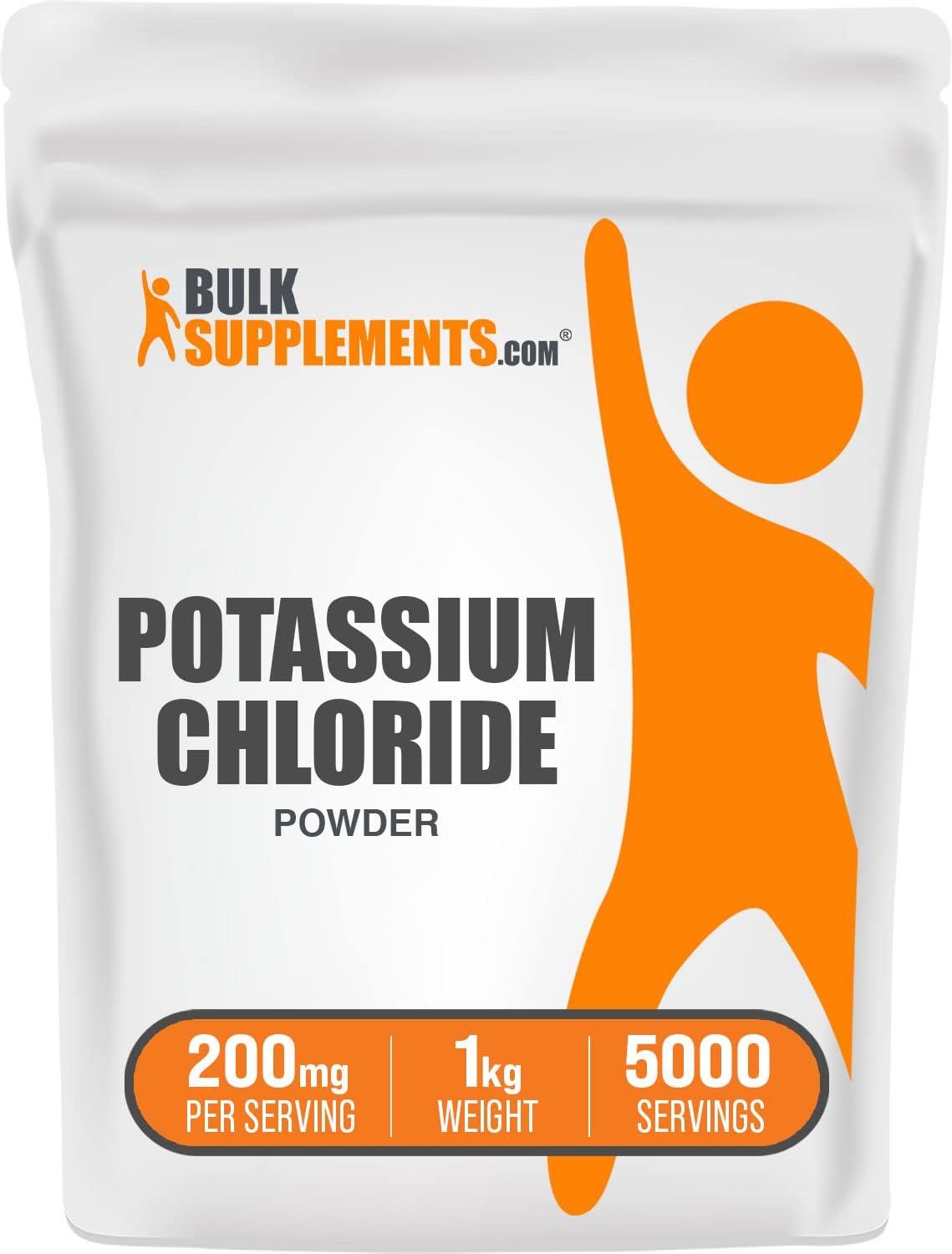 Bulk Supplements Potassium Chloride Powder 1 Kg.