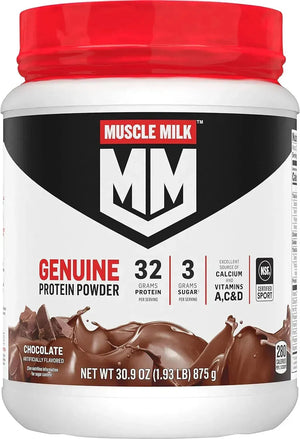 MUSCLE MILK - Muscle Milk Genuine Protein Powder Chocolate 875Gr. - The Red Vitamin MX - Suplementos Alimenticios - {{ shop.shopifyCountryName }}