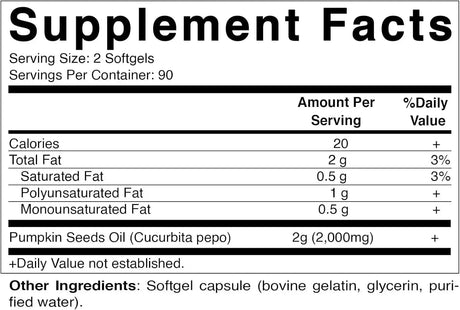 VITAMATIC - Vitamatic Pumpkin Seed Oil 2000Mg. 180 Capsulas Blandas 2 Pack - The Red Vitamin MX - Suplementos Alimenticios - {{ shop.shopifyCountryName }}
