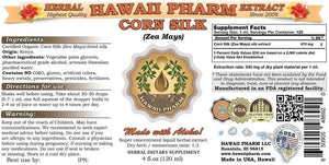 HAWAIIPHARM - HawaiiPharm Corn Silk Liquid Extract 2 Fl.Oz. - The Red Vitamin MX - Suplementos Alimenticios - {{ shop.shopifyCountryName }}
