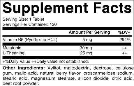 VITAMATIC - Vitamatic Melatonin 30Mg. 120 Tabletas - The Red Vitamin MX - Suplementos Alimenticios - {{ shop.shopifyCountryName }}
