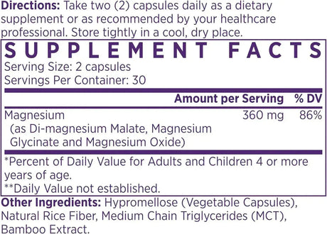 NAOMI - NAOMI Mighty Mg Magnesium Glycinate & Malate Complex 360Mg. 60 Capsulas - The Red Vitamin MX - Suplementos Alimenticios - {{ shop.shopifyCountryName }}