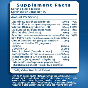 REAL HEALTH - Real Health The Prostate Formula 270 Tabletas - The Red Vitamin MX - Suplementos Alimenticios - {{ shop.shopifyCountryName }}