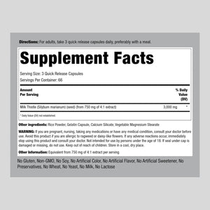 PIPING ROCK - Piping Rock Milk Thistle Seed 3000Mg. 200 Capsulas - The Red Vitamin MX - Suplementos Alimenticios - {{ shop.shopifyCountryName }}