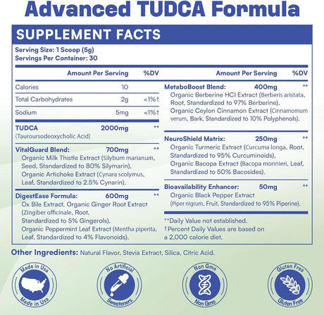LIVLYLUXE - LivLyLuxe TUDCA Powder 2000Mg. 150Gr. - The Red Vitamin MX - Suplementos Alimenticios - {{ shop.shopifyCountryName }}