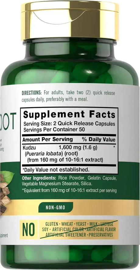 CARLYLE - Carlyle Kudzu Root 1600Mg. 100 Capsulas - The Red Vitamin MX - Suplementos Alimenticios - {{ shop.shopifyCountryName }}