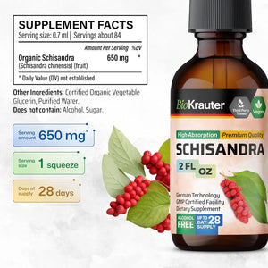 BIOKRAUTER - BIO KRAUTER Schisandra Berry Drops 2 Fl.Oz. - The Red Vitamin MX - Suplementos Alimenticios - {{ shop.shopifyCountryName }}