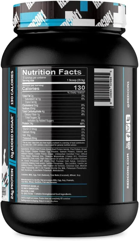 REDCON1 - REDCON1 MRE Lite Whole Food Protein Powder Cookies N' Cream 30 Servicios - The Red Vitamin MX - Suplementos Alimenticios - {{ shop.shopifyCountryName }}