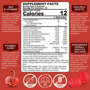 NEXTDIA - Nextdia Vitamin B Complex Gummies 60 Gomitas - The Red Vitamin MX - Suplementos Alimenticios - {{ shop.shopifyCountryName }}